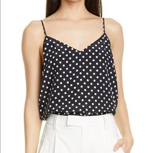Equipment polka dot camisole